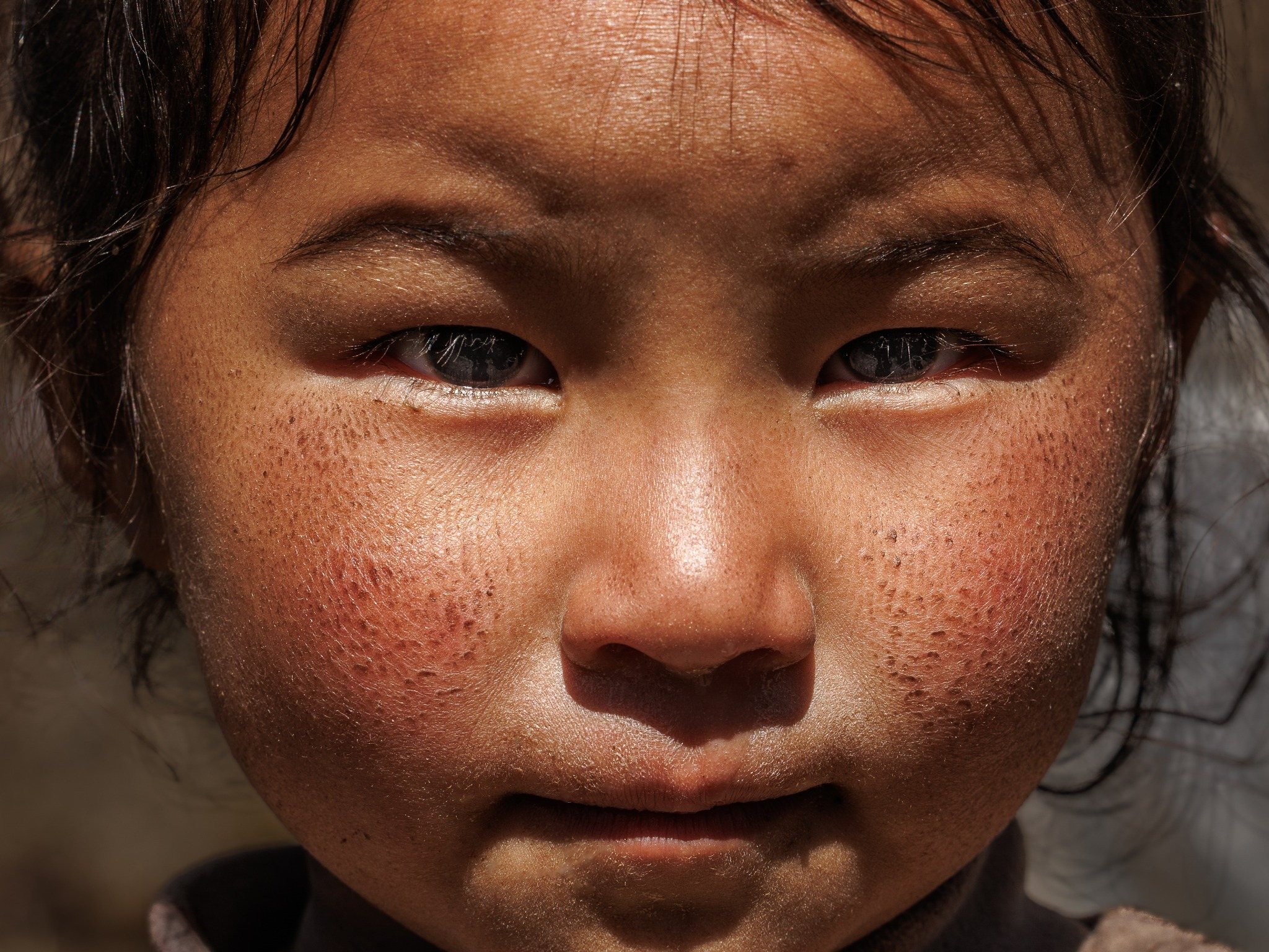 Portrait photographié au Népal